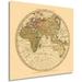 HISTORIC PRINTS Vintage 1786 Old World Eastern Hemisphere Map Poster - Graphic Art Print on Paper Paper | 16 H x 16 W x 0.1 D in | Wayfair