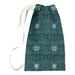 East Urban Home Throwback Football Baroque Laundry Bag Fabric in Blue | 29 H in | Wayfair E9D5E0C5D96145259B04DDB0CD73A62E