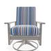 Telescope Casual Wexler Outdoor Rocking Chair w/ Cushions in Gray/Brown | 39 H x 29.5 W x 30 D in | Wayfair 5W6Y64901