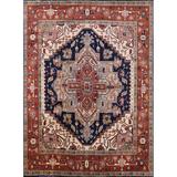 Blue/Red 48 x 24 x 0.35 in Indoor Area Rug - Bungalow Rose Oriental Red/Blue Area Rug Polyester/Wool | 48 H x 24 W x 0.35 D in | Wayfair