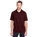 North End NE100 Men's Jaq Snap-Up Stretch Performance Polo Shirt in Burgundy size 3XL | Triblend