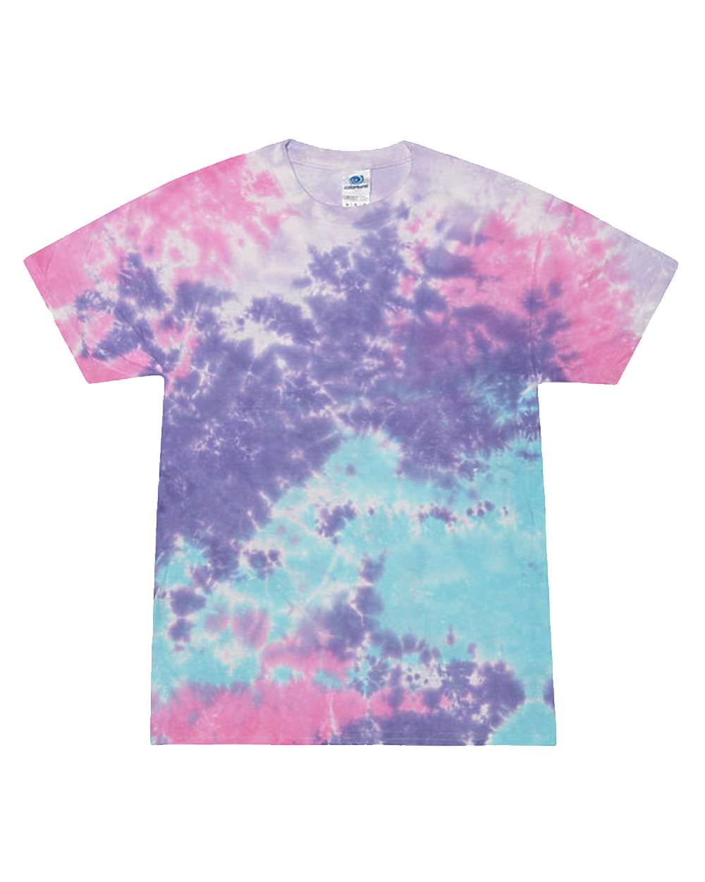 Tie-Dye CD100Y Youth Tie Dye Top in Cotton Candy size Medium