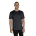 Jerzees 88MR Snow Heather Jersey T-Shirt in Black Ink size XL | Cotton/Polyester Blend 88M
