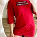 Zara Dresses | Casual Sweatshirt Dress | Color: Red | Size: S