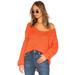 Free People Sweaters | Free People | Crashing Waves Pullover Sweater | Color: Orange | Size: S