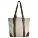 Coach Bags | Coach Large White Brown Leather Shoulder Bag | Color: Brown/White | Size: Large