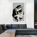 ARTCANVAS Toxic Mary by Banksy - Wrapped Canvas Painting Print Metal in Black/White/Yellow | 60 H x 40 W x 1.5 D in | Wayfair BANKSY113-1L-60x40