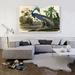 ARTCANVAS Louisiana Heron by James Audubon - Wrapped Canvas Painting Print Metal in Gray/Green | 40 H x 60 W x 1.5 D in | Wayfair AUDOBO46-1L-60x40