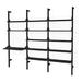 Gus* Modern Branch 3 - Desk Shelving Unit Wood in Black | 84 H x 96 W x 20.5 D in | Wayfair KSDSBRA3-BU-BB-BS