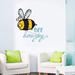 Harper Orchard Bee Amazing Bees Cute Quote Cartoon Wall Decal Vinyl in Black/Yellow | 30 H x 30 W in | Wayfair 5B5266FEEA8F4DAF90587F4F1ADB03DF