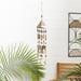 Etta Avenue™ Faubourg Mango Wood Wind Chime Wood/Metal in Brown | 29 H x 6 W x 3.45 D in | Wayfair 4D3DFB28406546899CFBBA4287EDF261