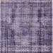 Indigo 48 x 48 x 0.35 in Indoor Area Rug - Williston Forge Isiah Oriental Violet Area Rug Polyester/Wool | 48 H x 48 W x 0.35 D in | Wayfair