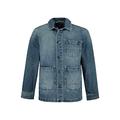 JP 1880 Men's Big & Tall Worker Denim Jacket Blue Denim XXXXXX-Large 782621902-6XL