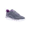 Women's Travelactiv Axial Walking Shoe Sneaker by Propet in Grey Purple (Size 7 1/2XX(4E))