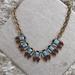 J. Crew Jewelry | J Crew Statement Necklace | Color: Blue/Gold | Size: Os