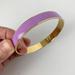 J. Crew Jewelry | J Crew Purple And Gold Bangle Bracelet | Color: Gold/Purple | Size: Os