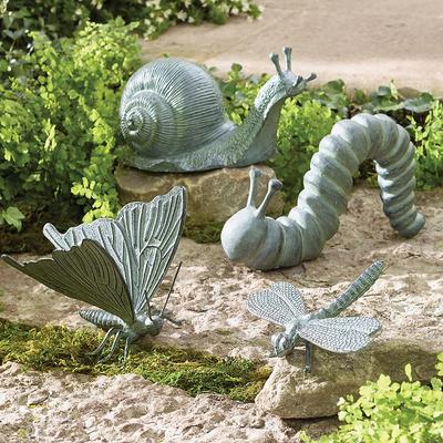 Garden Critter Statues - Dragonfly - Grandin Road