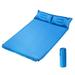 Costway Self-Inflating Camping Sleeping Cot in Blue | 1.5 H x 52 W x 74 D in | Wayfair OP70722