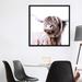 East Urban Home Highland Cattle Frida I Square by Monika Strigel - Print Canvas in Gray | 37 H x 37 W x 1.5 D in | Wayfair