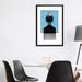 East Urban Home Little Prince Afropick by Manasseh Johnson - Print Canvas/Metal in Black/Blue/White | 40 H x 26 W x 1.5 D in | Wayfair