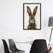 East Urban Home European Hare I by Ethan Harper - Painting Print Canvas/Metal in Brown/Green/White | 40 H x 26 W x 1.5 D in | Wayfair