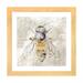 East Urban Home Queen Bee II by Eva Watts - Painting Print Paper, Wood in White | 24 H x 24 W x 1 D in | Wayfair 118AD0DD5D68481899C193EAAAAADA1F