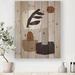 East Urban Home Minimal Elementary Organic & Geometric Compositions In Nature Tones IV - Unframed Painting Print on in Brown/Gray/Green | Wayfair