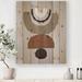 East Urban Home Minimal Elementary Organic & Geometric Compositions XXXXVI - Unframed Painting Print on in Brown/Green | Wayfair