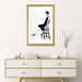 East Urban Home Audrey Hepburn Black & White Stool by Radio Days - Photograph Print Paper in Black/White | 24 H x 16 W x 1 D in | Wayfair