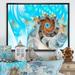 East Urban Home Fractal Portal Magic XIX - Graphic Art Print on Canvas Metal in Blue/Gray | 30 H x 40 W x 1.5 D in | Wayfair