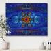 East Urban Home Fractal Portal Magic XVI - Unframed Graphic Art Print on Wood in Gray/White | 36 H x 46 W x 1.5 D in | Wayfair