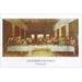 Vault W Artwork Last Supper by Leonardo Da Vinci - Unframed Graphic Art Print on Paper in Brown | 31 H x 37 W x 1.25 D in | Wayfair