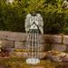 Trinx Indoor Outdoor Yard Lawn Praying Angel Statue Metal in White | 22 H x 8.2 W x 6.25 D in | Wayfair 552C244A1E9D49AB82FEFE74F2031931