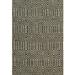 White 24 x 0.4 in Area Rug - George Oliver Geometric Flatweave Jute/Sisal Black/Beige Area Rug Jute & Sisal | 24 W x 0.4 D in | Wayfair