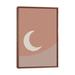 East Urban Home The Moon - Graphic Art Print Metal in Orange | 40 H x 26 W x 1.5 D in | Wayfair E795D6939379426D9801FBE63A0E7F53