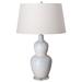Dakota Fields 27" Table Lamp Silk/Ceramic in White | 27 H x 10 W x 10 D in | Wayfair A6D14192CAA8400FB08E686997099E67