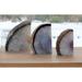 Olympus Minerals Co Agate Non-skid Bookends Agate/Geode in Gray | 4.5 H x 5.5 W x 2 D in | Wayfair ABSE-0113