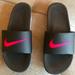 Nike Shoes | Nike Kawa Sandle/Slide | Color: Black/Pink | Size: 11
