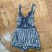American Eagle Outfitters Dresses | American Eagle Navy Romper | Color: Blue | Size: Xxs