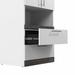 Brayden Studio® Ailed 2 Drawer Set for 30W Shelving Unit Manufactured Wood in White | 17.5 H x 29.4 W x 17.5 D in | Wayfair