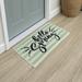 Gracie Oaks Non-Slip Indoor Door Mat Synthetics | Rectangle 1'6" x 2'6" | Wayfair 1BBF2522C4804734BFCB7481A48889BF