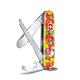 Victorinox, Schweizer Taschenmesser, My First Tier-Edition, Multitool, Swiss Army Knife mit 9 Funktionen, Klinge, gross, ohne Spitz, Dosenöffner, Schraubendreher 5 mm