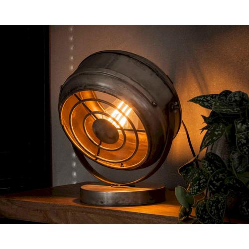designline »Denton« Tischlampe Altsilber Finish