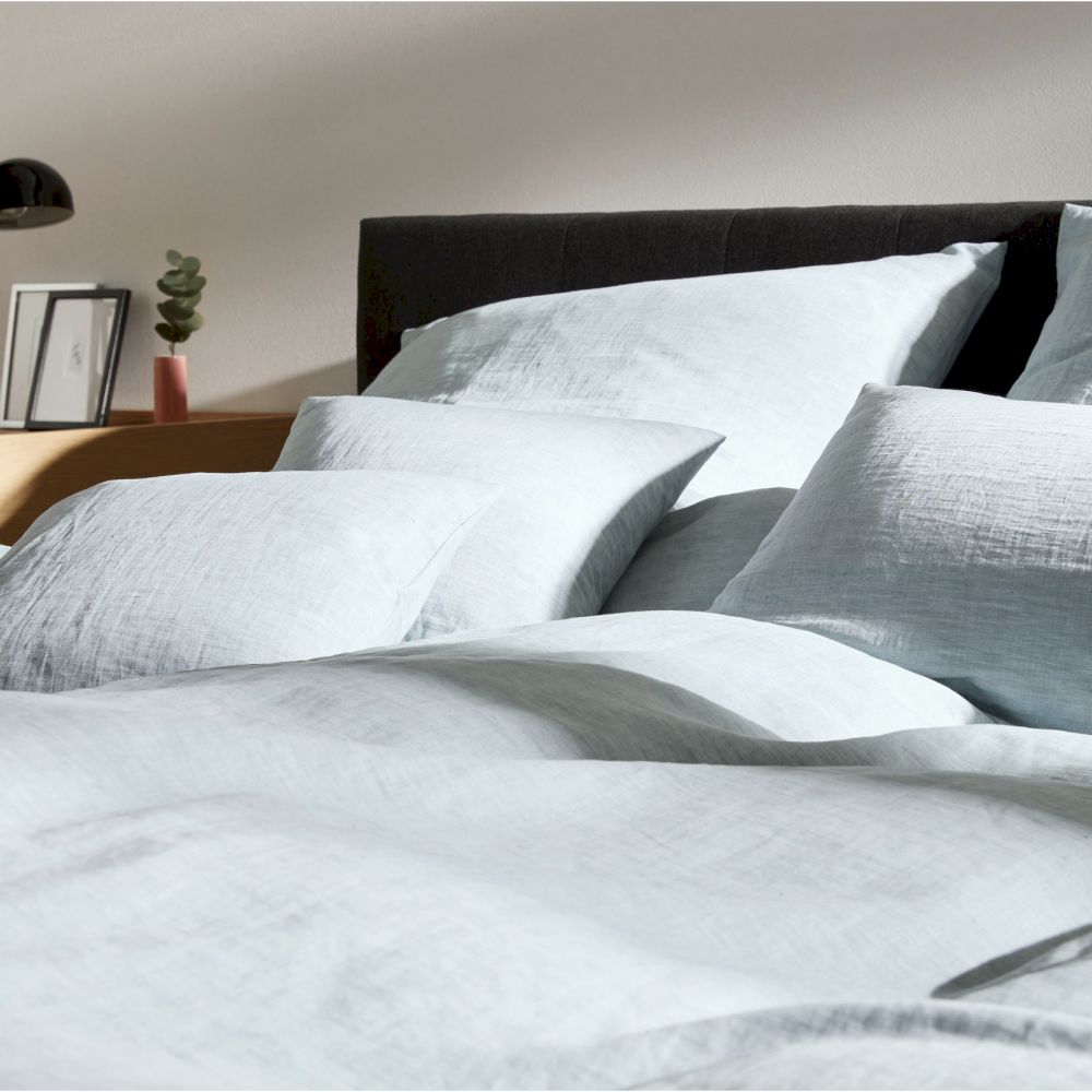 Elegante Casual Bettwäsche »Breeze« Salbei 7038-41 Bettwäsche 155x200 cm / 80x80 cm Image