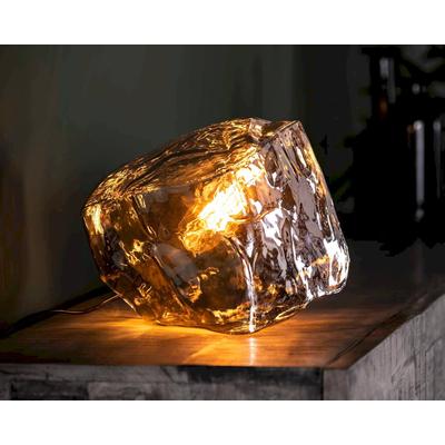 designline »Quincy« Tischlampe verchromtes Glas