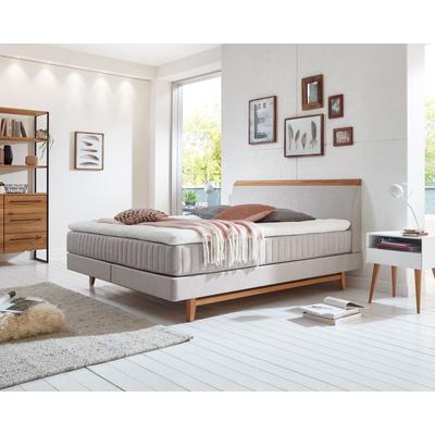 Kamjo »Ming Plus« Boxspringbett inkl. Topper 140x200 cm / H2/H3 / Anouk silver Image