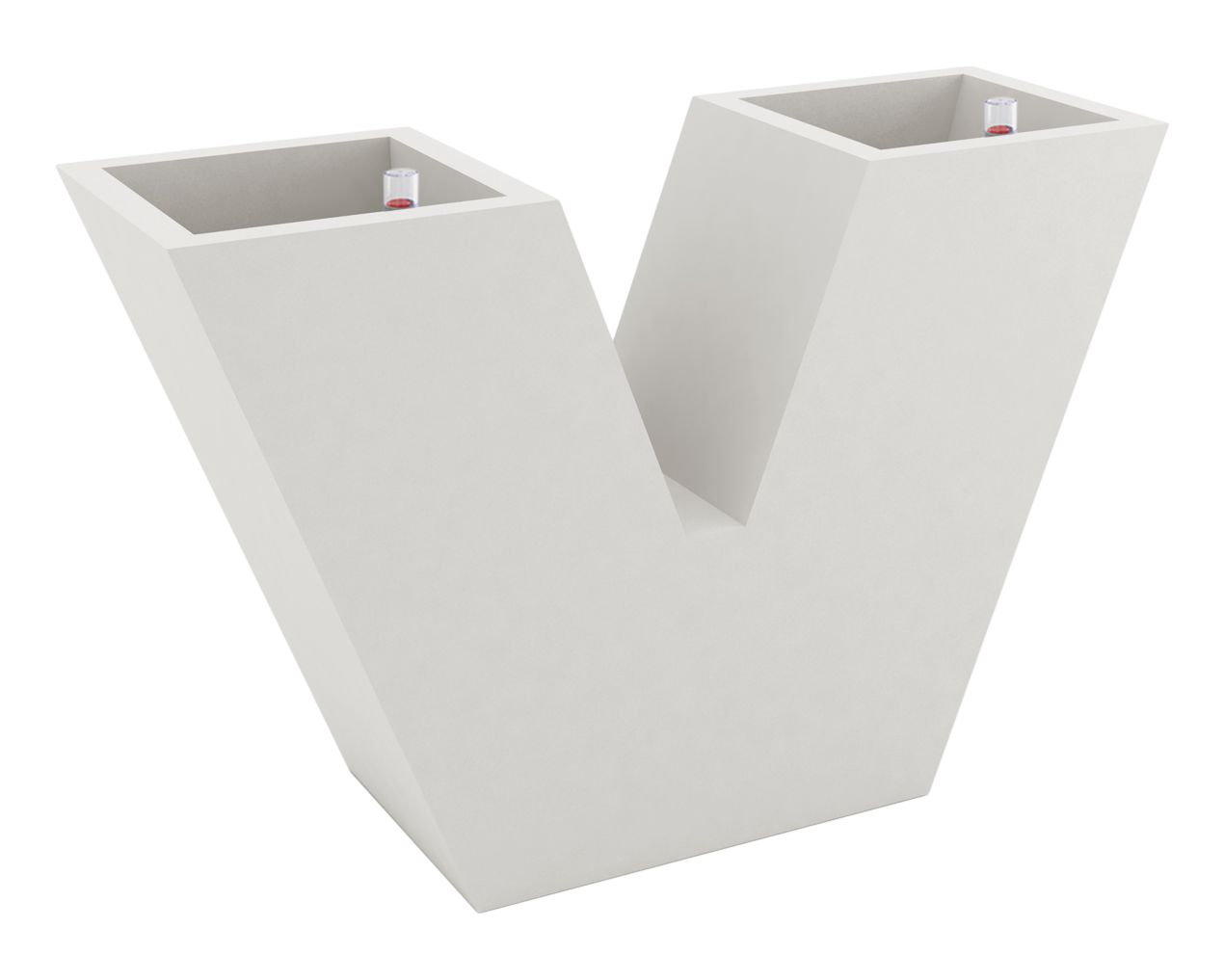 Vondom »UVE« Outdoor Pflanzengefäß mit Selbstbewässerung Hochglanz lackiert / Beige Image