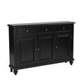 Martin 3-Door Console Table - Black - Ballard Designs - Ballard Designs