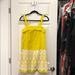 Anthropologie Dresses | Anthropologie ‘Vintage’ ‘08/9 Yellow Floreat Dress | Color: White/Yellow | Size: 0