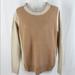 J. Crew Sweaters | J.Crew Women's Tan Beige Wool Gold Zipper Sweater | Color: Brown/Tan | Size: S